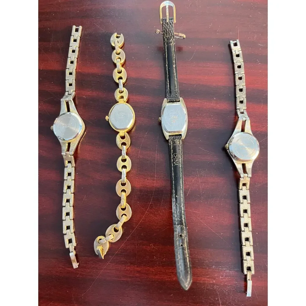 VTG Watch Lot of 10 Not Tested Gramercy Fiorlini LTD Collections White Stag